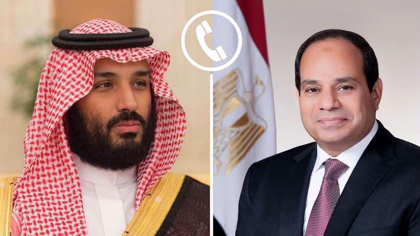 السيسي لمحمد بن سلمان: أمن السعودية امتداد للأمن القومي المصري