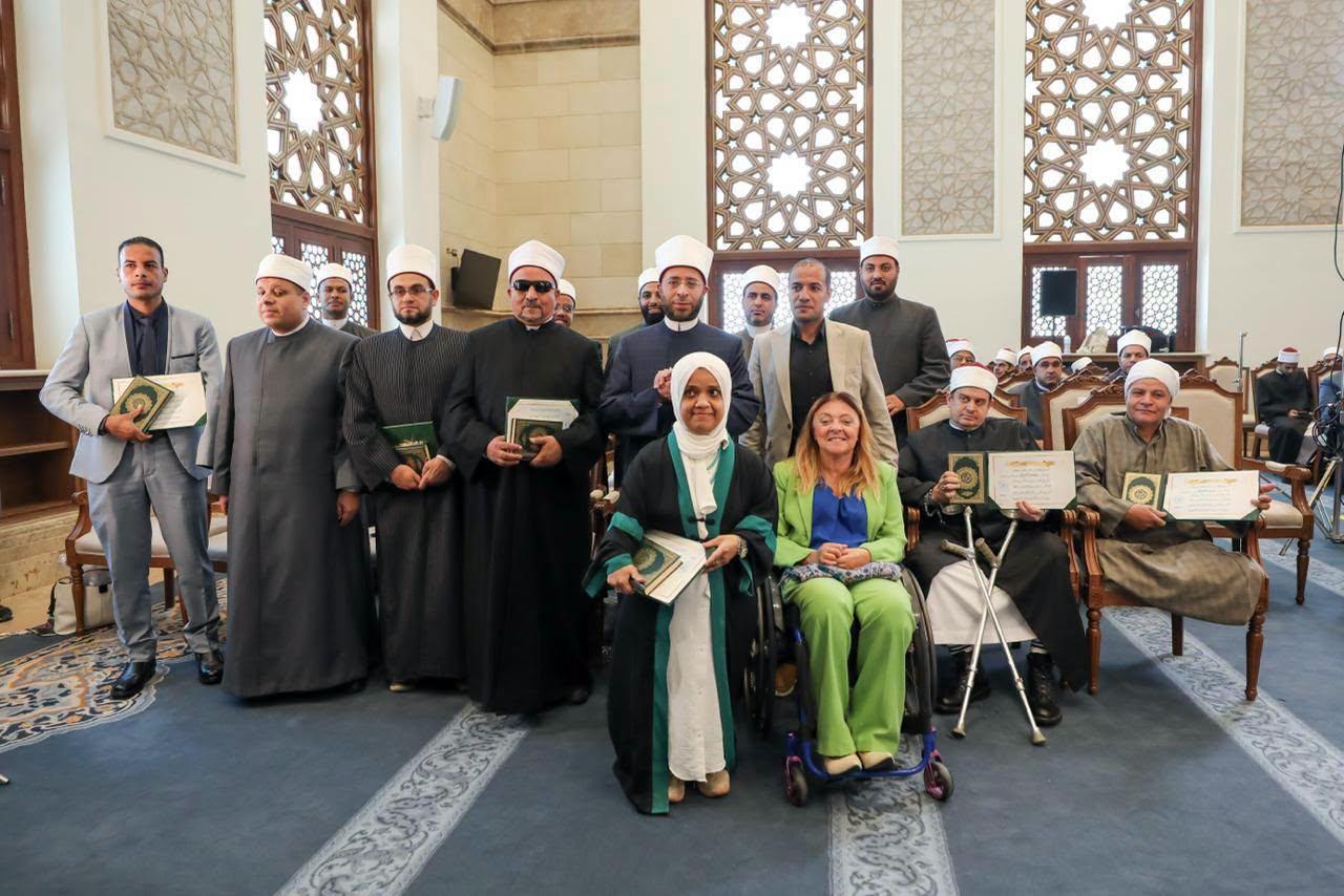 القومي لذوي الإعاقة يشهد تكريم 8 متميزين بوزارة الأوقاف ويبحث التوسع في لغة الإشارة