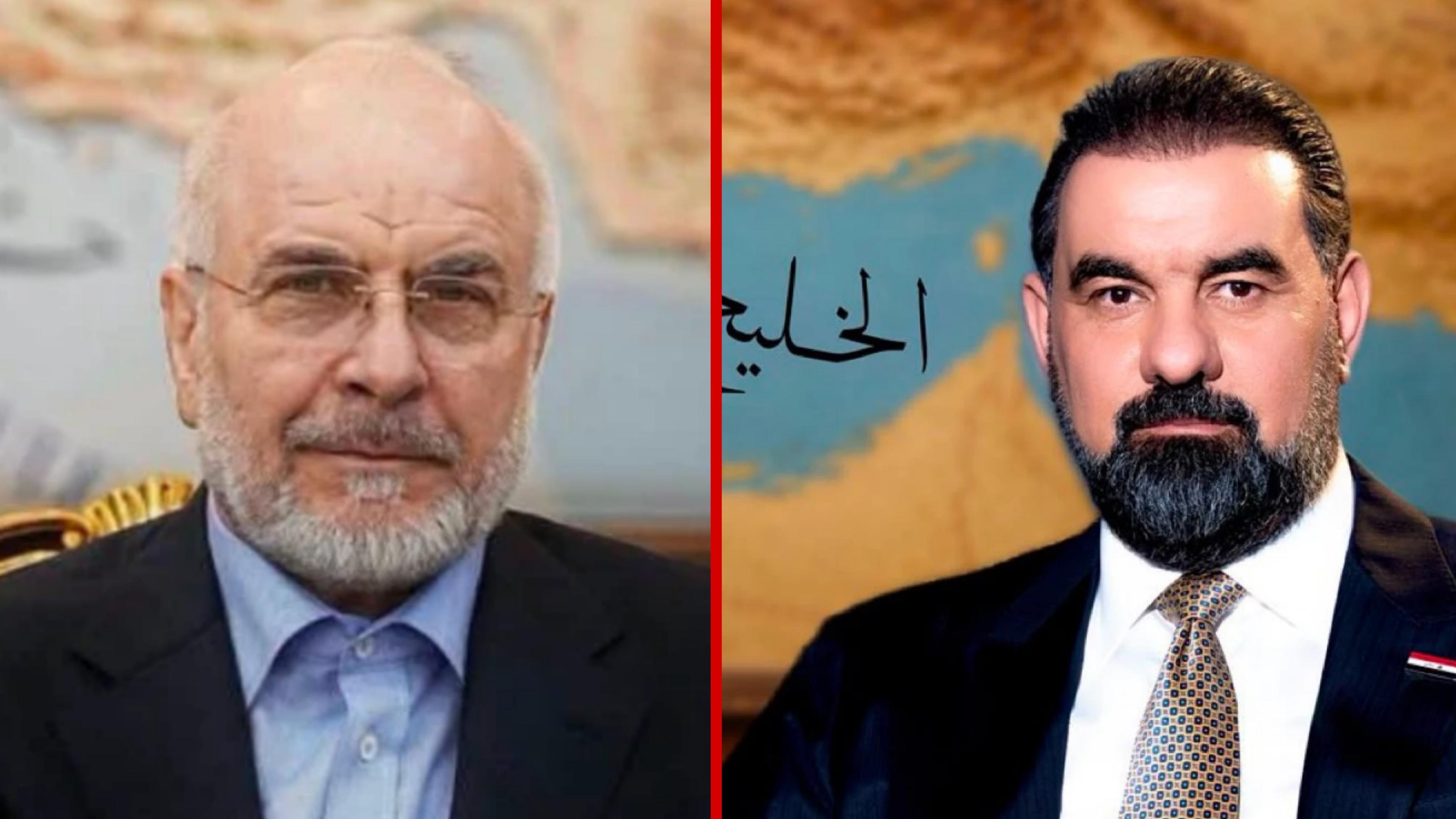 قاليباف يرفع خريطة "الخليج الفارسي".. والحلبوسي يرد بـ"الخليج العربي"